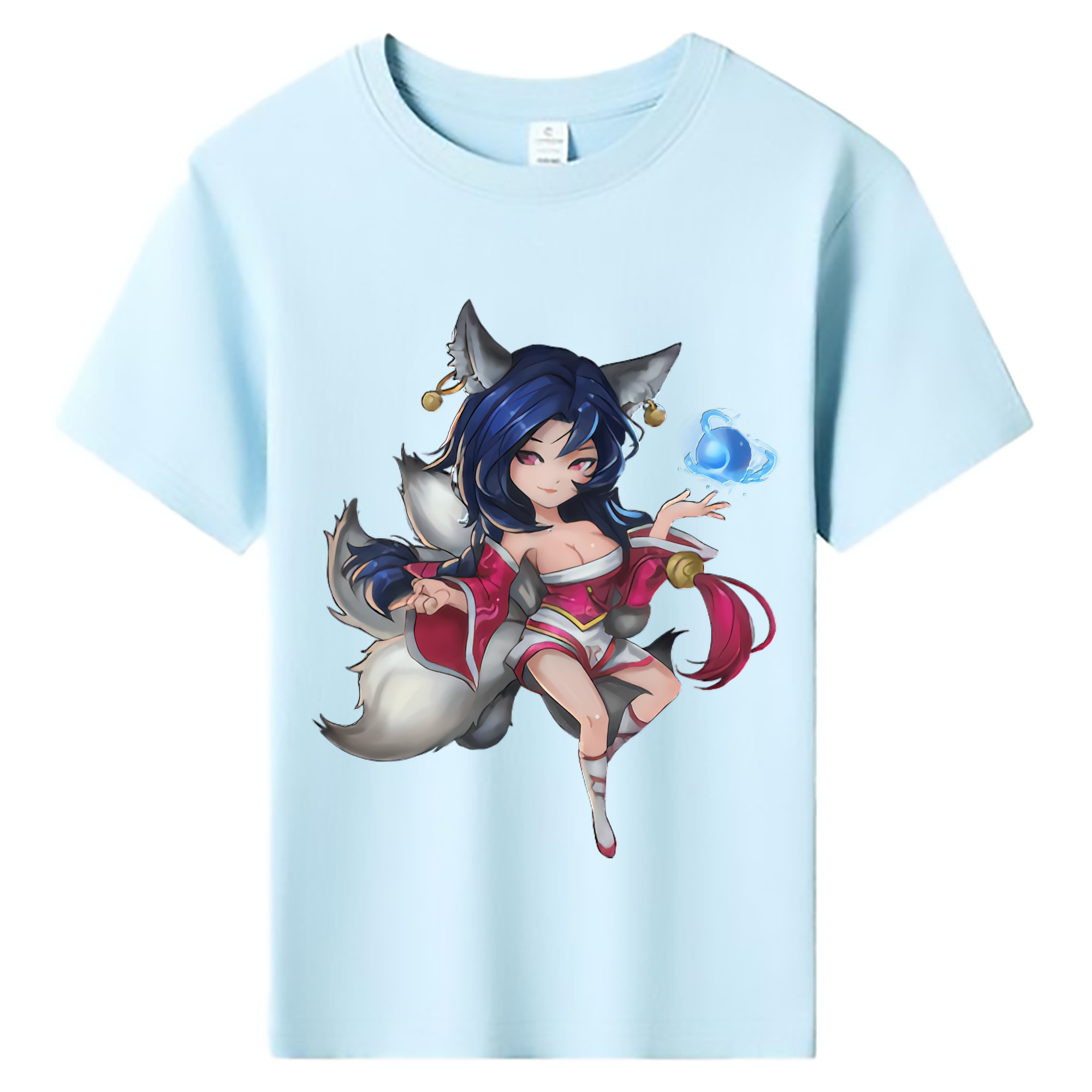 （画像用） リーグ・オブ・レジェンド League of Legends LOL 綿100％キッズTシャツ（フロントプリント）